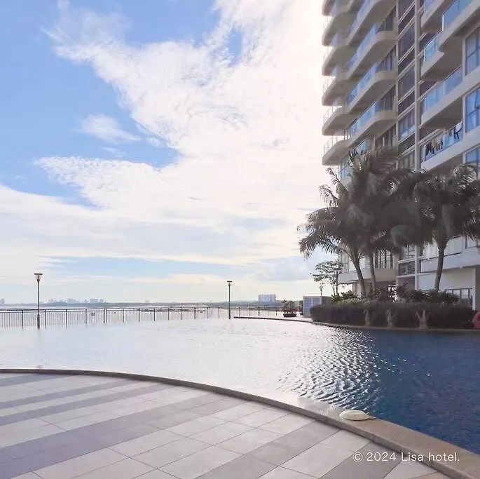 Apartment Modern Room With High Floor Seaview Near Ciq Johor Bahru